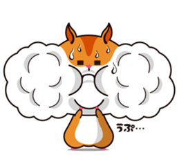 Hamster of the cheek pouch bread bun sticker #15013287