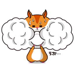 Hamster of the cheek pouch bread bun sticker #15013287