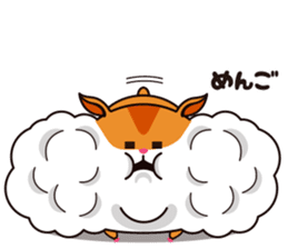 Hamster of the cheek pouch bread bun sticker #15013288