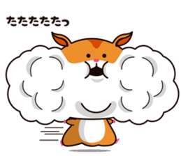 Hamster of the cheek pouch bread bun sticker #15013304