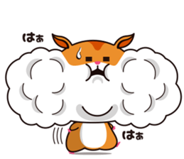 Hamster of the cheek pouch bread bun sticker #15013305