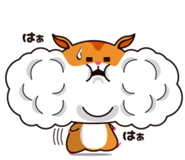 Hamster of the cheek pouch bread bun sticker #15013305