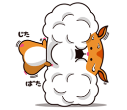 Hamster of the cheek pouch bread bun sticker #15013319