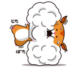 Hamster of the cheek pouch bread bun sticker #15013319