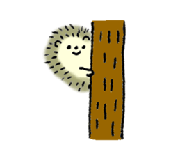Hedgehog's name is Nakatsukasa sticker #15013592