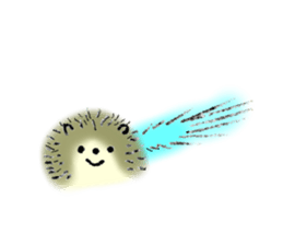 Hedgehog's name is Nakatsukasa sticker #15013598