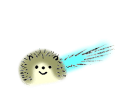 Hedgehog's name is Nakatsukasa sticker #15013598