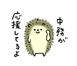 Hedgehog's name is Nakatsukasa sticker #15013601