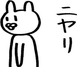 Rabbit loving freedom 3 sticker #15014551