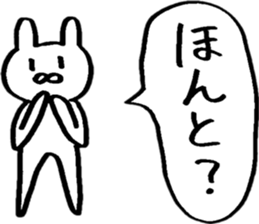 Rabbit loving freedom 3 sticker #15014580