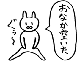 Rabbit loving freedom 3 sticker #15014583