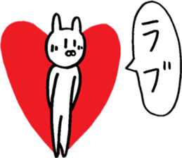 Rabbit loving freedom 3 sticker #15014586