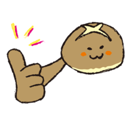 Bread,Animals and their friends sticker #15014628