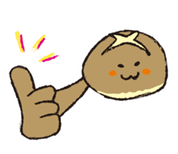 Bread,Animals and their friends sticker #15014628