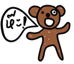 Yes, I do The Brown Bear sticker #15015549