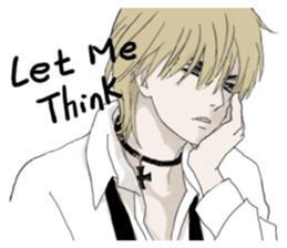 pretty girl in English1 sticker #15015824