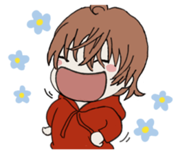 pretty girl in English1 sticker #15015825