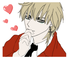 pretty girl in English1 sticker #15015829