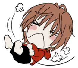 pretty girl in English1 sticker #15015836