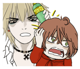 pretty girl in English1 sticker #15015839