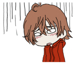 pretty girl in English1 sticker #15015840