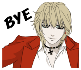 pretty girl in English1 sticker #15015841