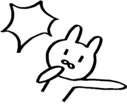 Rabbit loving freedom 2 sticker #15016048