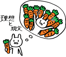 Rabbit loving freedom 2 sticker #15016058