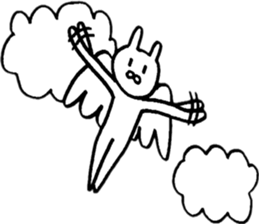 Rabbit loving freedom 2 sticker #15016066