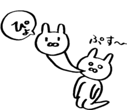 Rabbit loving freedom 2 sticker #15016068