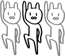 Rabbit loving freedom 2 sticker #15016074