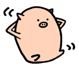 Bean pig sticker #15017262