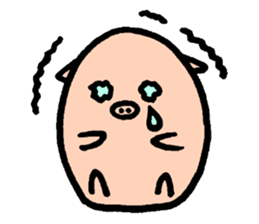 Bean pig sticker #15017263
