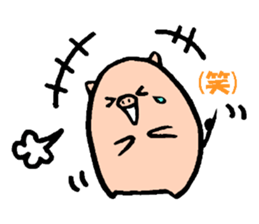 Bean pig sticker #15017268