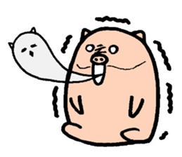 Bean pig sticker #15017276