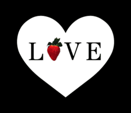 Happy Valentine's Day!Strawberry sticker sticker #15017970