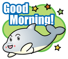 dolphin boy sticker #15018004
