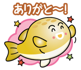 globefish boy sticker #15018294