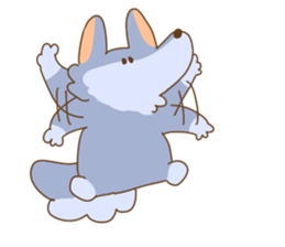 Fluffy Loose Wolf 2 sticker #15018340