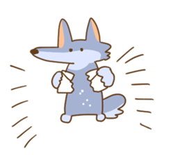 Fluffy Loose Wolf 2 sticker #15018345