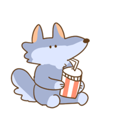 Fluffy Loose Wolf 2 sticker #15018349