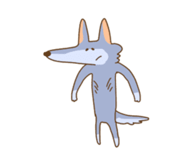 Fluffy Loose Wolf 2 sticker #15018351