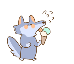 Fluffy Loose Wolf 2 sticker #15018365