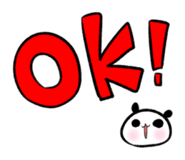 oosaka panda 3 sticker #15018573