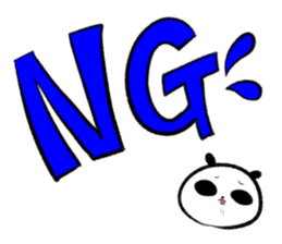 oosaka panda 3 sticker #15018574