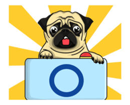 Fawn Pug Animated! sticker #15020216