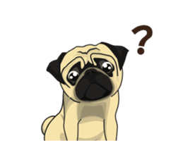 Fawn Pug Animated! sticker #15020217