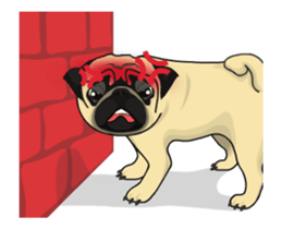Fawn Pug Animated! sticker #15020222