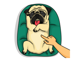 Fawn Pug Animated! sticker #15020224