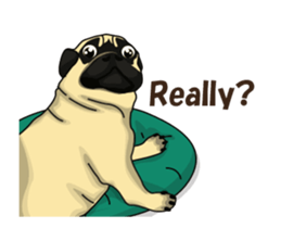 Fawn Pug Animated! sticker #15020226